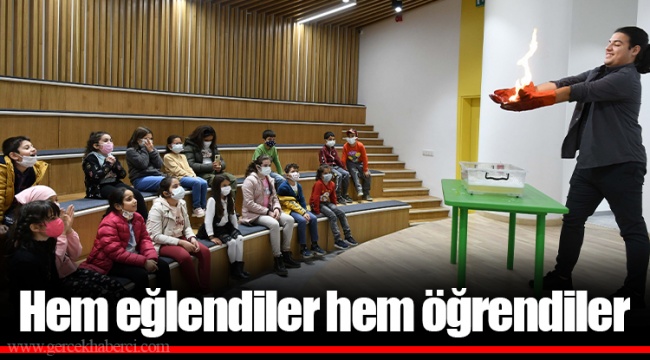 Hem eğlendiler hem öğrendiler