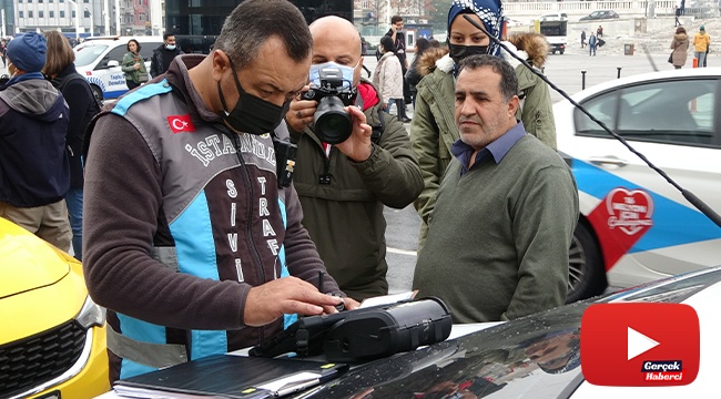 İşini yapan gazeteciye taksiciden tepki: "Neden ceza yediğim seni alakadar eder mi?"