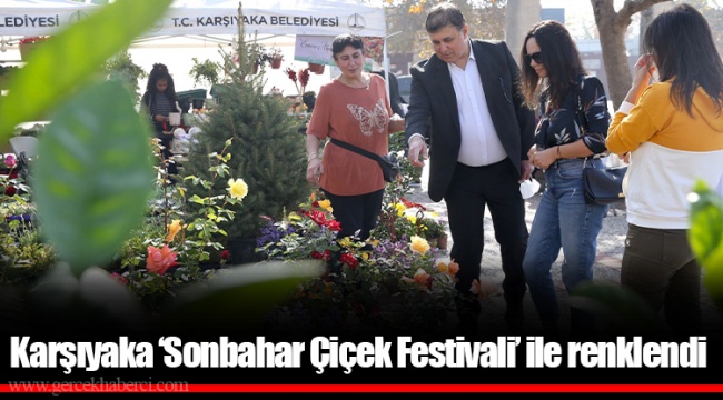 Karşıyaka ‘Sonbahar Çiçek Festivali’ ile renklendi 