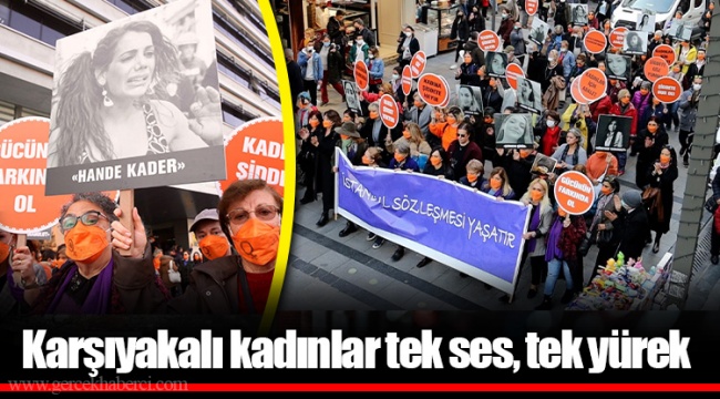 Karşıyakalı kadınlar tek ses, tek yürek
