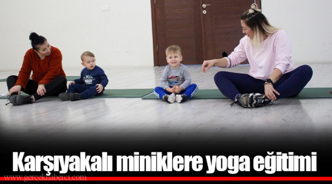 Karşıyakalı miniklere yoga eğitimi