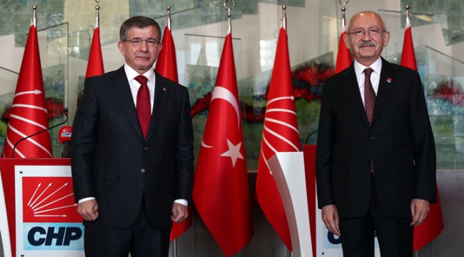 Kılıçdaroğlu ve Davutoğlu'ndan ortak açıklama: 'Her açıklama füze gibi Türk ekonomisini vuruyor'