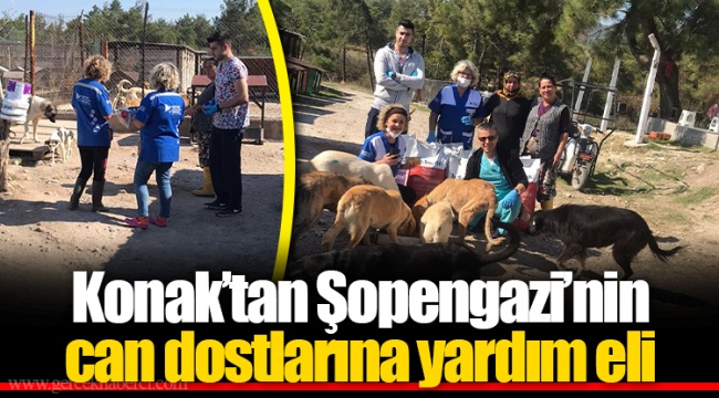 Konak’tan Şopengazi’nin can dostlarına yardım eli