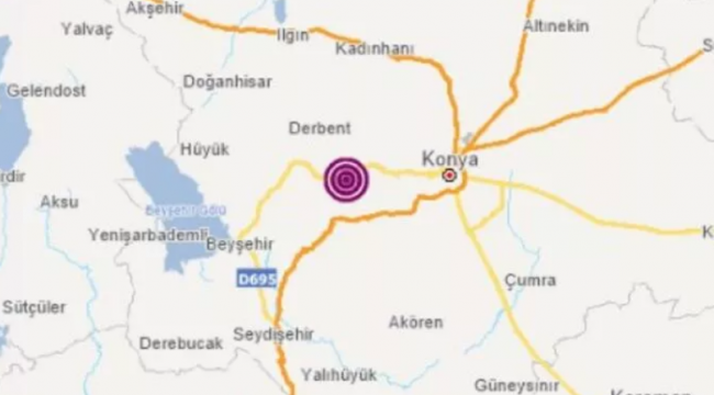 Konya'da korkutan deprem!