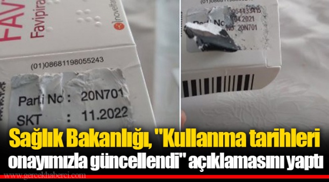 Koronavirüs testi pozitif çıkan akademisyenin evine tarihi geçmiş ilaç bırakıldı; Sağlık Bakanlığı, "Kullanma tarihleri onayımızla güncellendi" açıklamasını yaptı