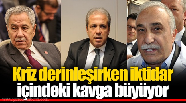 Kriz derinleşirken iktidar içindeki kavga büyüyor