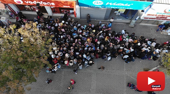 Mağaza açılışında izdiham virüsü unutturdu, polis kalabalığı dağıttı