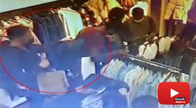 Mağazada turistin cüzdanını çalan yabancı uyruklu hırsız, polise suçüstü yakalandı
