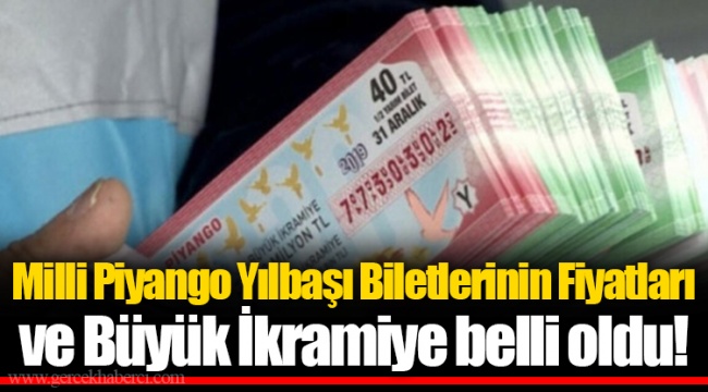 Milli Piyango Yılbaşı Biletlerinin Fiyatları ve büyük ikramiye belli oldu!