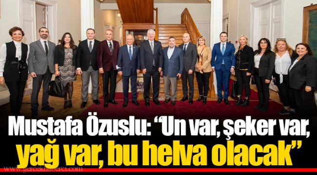 Mustafa Özuslu: “Un var, şeker var, yağ var, bu helva olacak”