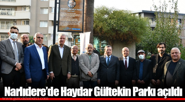 Narlıdere’de Haydar Gültekin Parkı açıldı