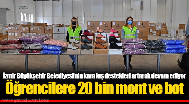 Öğrencilere 20 bin mont ve bot
