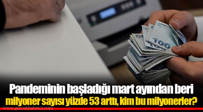 Pandeminin başladığı mart ayından beri milyoner sayısı yüzde 53 arttı, kim bu milyonerler?