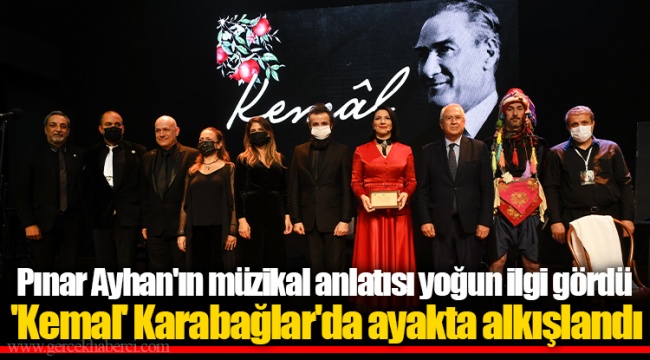 Pınar Ayhan'ın müzikal anlatısı yoğun ilgi gördü ​​​​​​​'Kemal' Karabağlar'da ayakta alkışlandı