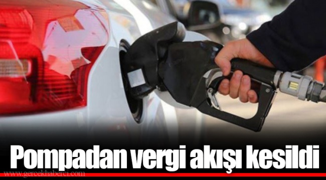 Pompadan vergi akışı kesildi