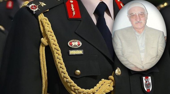 Rütbesini FETÖ elebaşının taktığını itiraf eden general hakkında karar