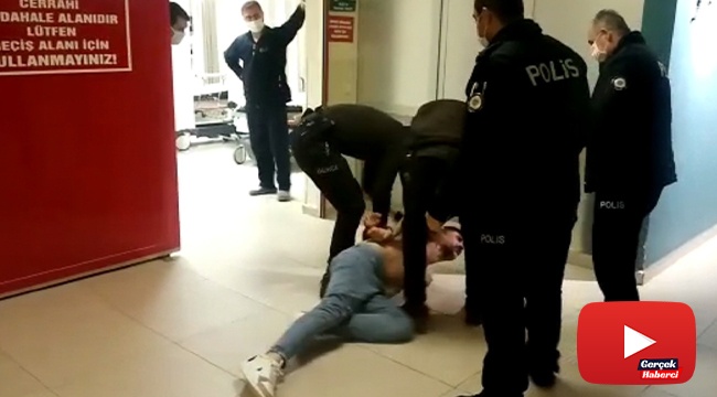 Saldırgan şahıs böyle etkisiz hale getirildi