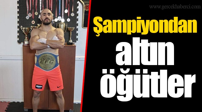 Şampiyondan altın öğütler