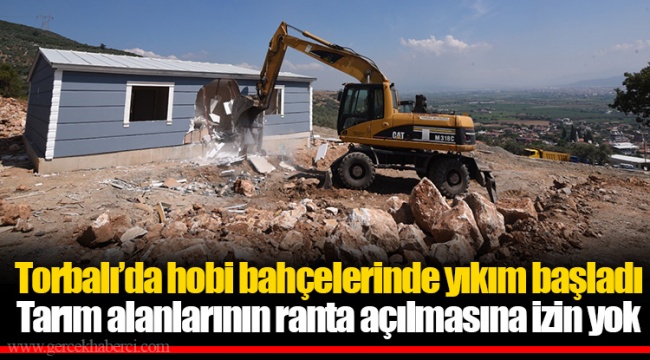 Tarım alanlarının ranta açılmasına izin yok