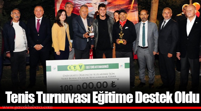 Tenis Turnuvası Eğitime Destek Oldu