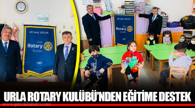 URLA ROTARY KULÜBÜ’NDEN EĞİTİME DESTEK