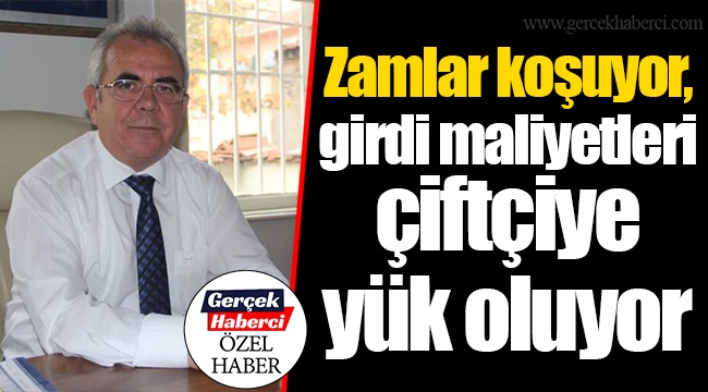 Zamlar koşuyor, girdi maliyetleri çiftçiye yük oluyor