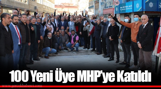 100 Yeni Üye MHP’ye Katıldı