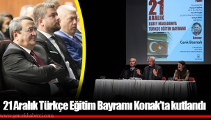 21 Aralık Türkçe Eğitim Bayramı Konak’ta kutlandı