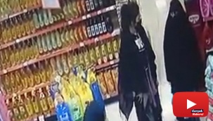 3 kadın hırsız marketten çaldıkları yaklaşık 4 bin TL’lik ürünle kayıplara karıştı