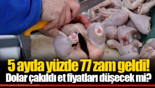 5 ayda yüzde 77 zam geldi! Dolar çakıldı et fiyatları düşecek mi?