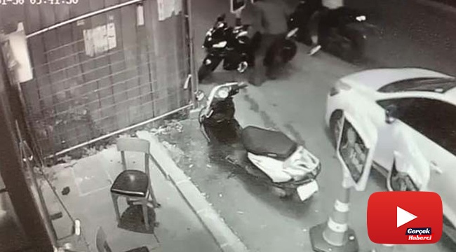 80 bin liralık motosikleti saniyeler içinde çaldı: O anlar kameraya yansıdı