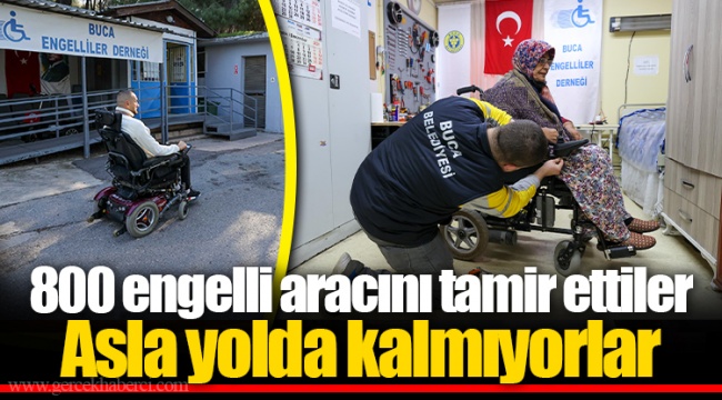 800 engelli aracını tamir ettiler