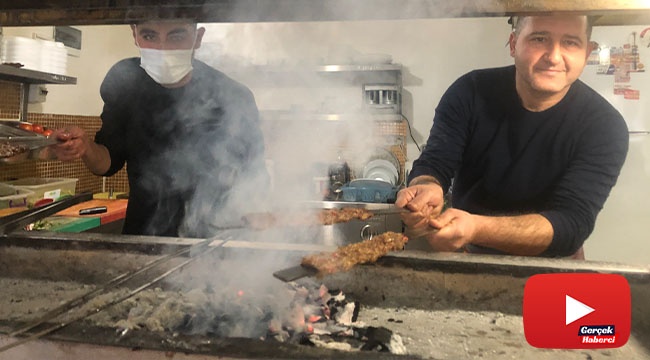 Adanalı esnaftan askıda kebap
