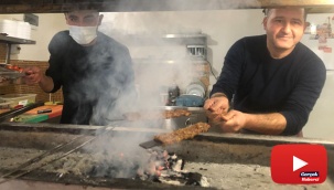 Adanalı esnaftan askıda kebap
