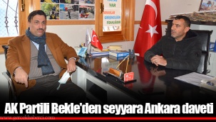 AK Partili Bekle'den seyyara Ankara daveti