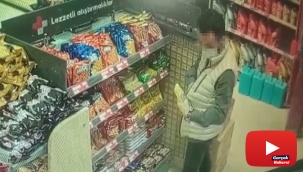 Akaryakıt istasyonunda oto kokusu hırsızlığı: Ceplerine doldurup kayıplara karıştı