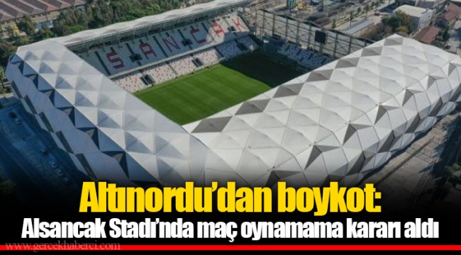 Altınordu'dan boykot: Alsancak Stadı'nda maç oynamama kararı aldı