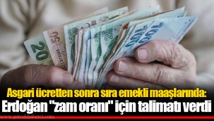 Asgari ücretten sonra sıra emekli maaşlarında: Erdoğan