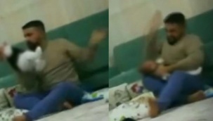 Babasının öldüresiye dövdüğü Cihan bebek taburcu oldu