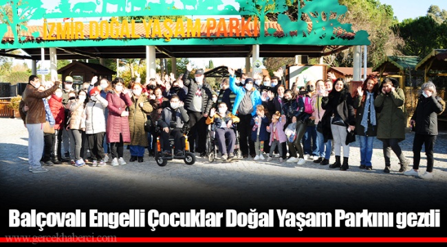 Balçovalı Engelli Çocuklar Doğal Yaşam Parkını gezdi