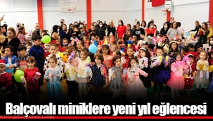 Balçovalı miniklere yeni yıl eğlencesi