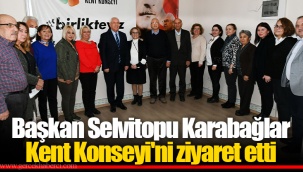 Başkan Selvitopu Karabağlar Kent Konseyi'ni ziyaret etti
