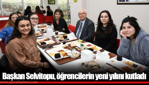 Başkan Selvitopu, öğrencilerin yeni yılını kutladı