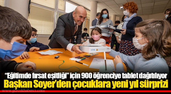 Başkan Soyer’den çocuklara yeni yıl sürprizi
