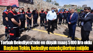 Başkan Tekin, belediye emekçilerine müjde