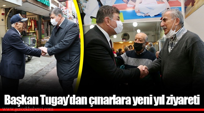 Başkan Tugay’dan çınarlara yeni yıl ziyareti