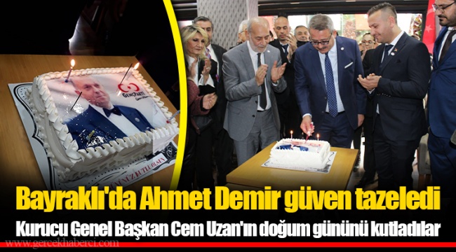 Bayraklı'da Ahmet Demir güven tazeledi