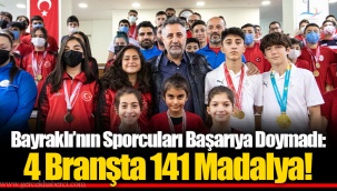 Bayraklı’nın Sporcuları Başarıya Doymadı: 4 Branşta 141 Madalya!