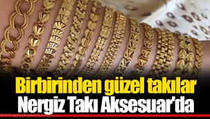 Birbirinden güzel takılar Nergiz Takı Aksesuar'da