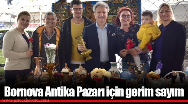 Bornova Antika Pazarı için gerim sayım